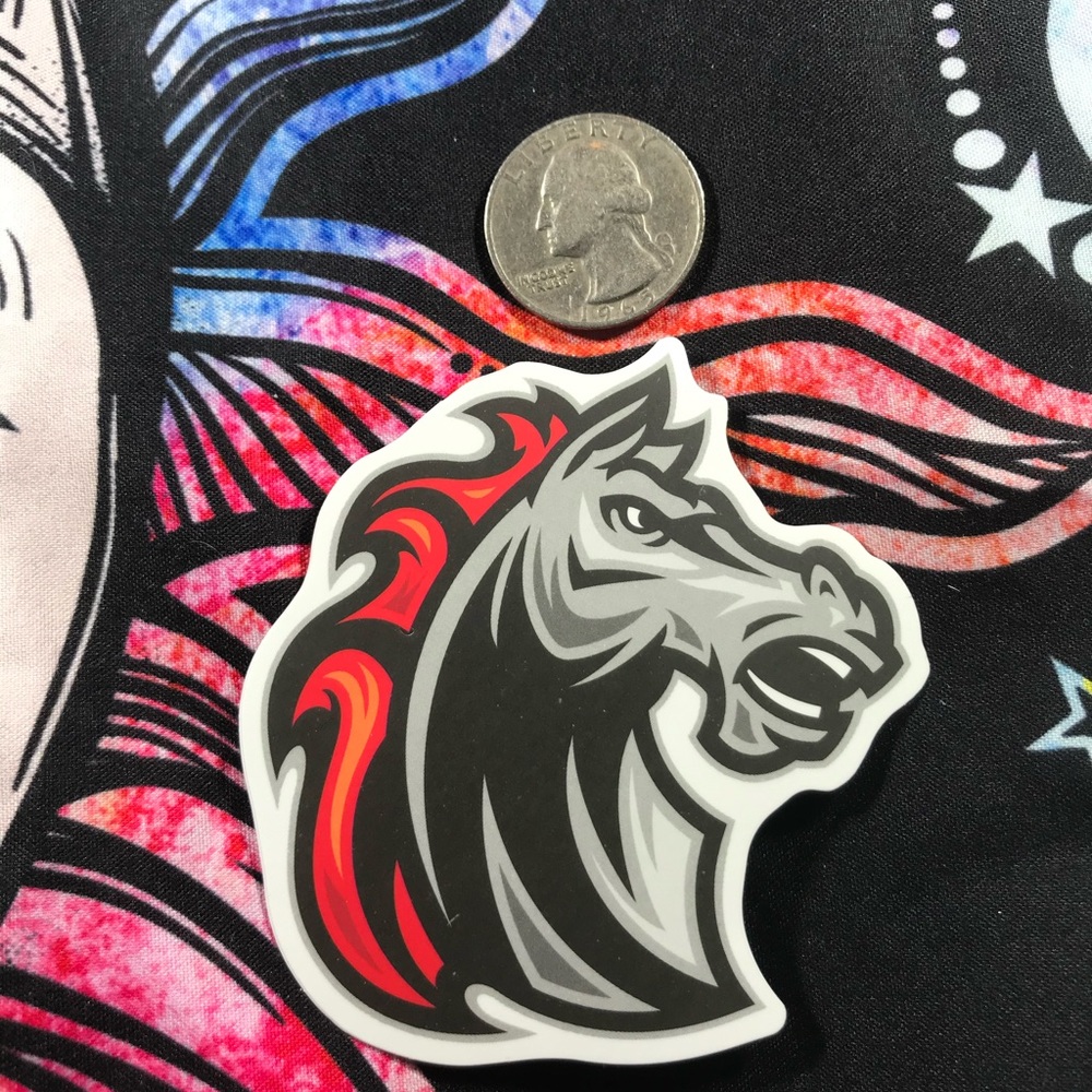 Stallion Single Decor Accent Waterproof Sticker - Picture 2 of 3